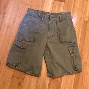 Tough camping hiking shorts.